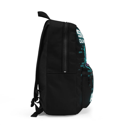 Silent During the Day, Active During the Night Backpack — Cyber punk Neon Tech Pack