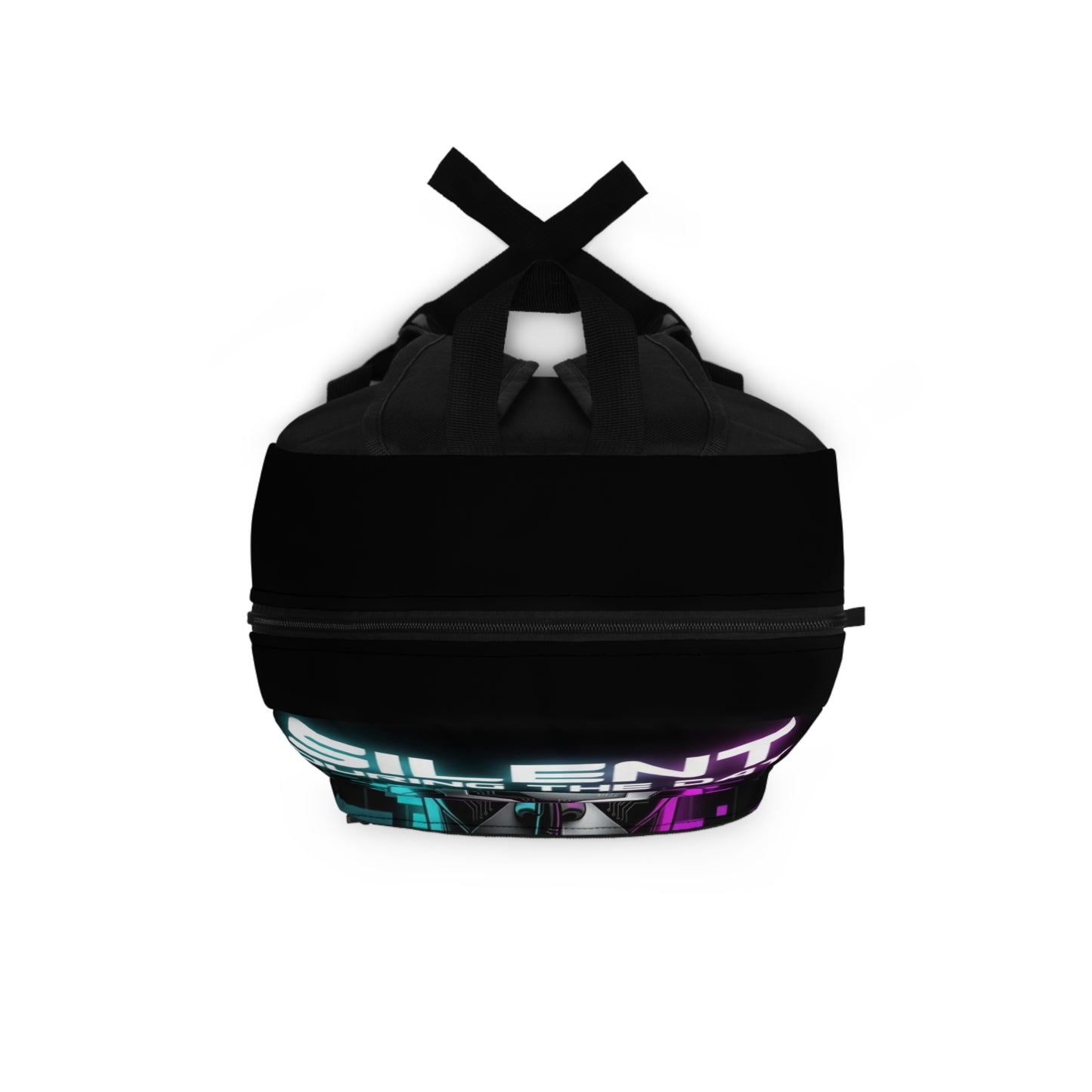 Silent During the Day, Active During the Night Backpack — Cyber punk Neon Tech Pack