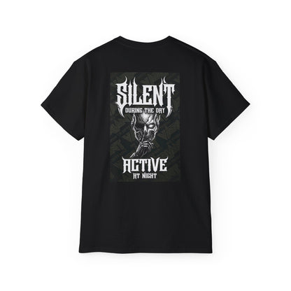 Nightfall alternate-'Silent Active at Night' Graphic Tee