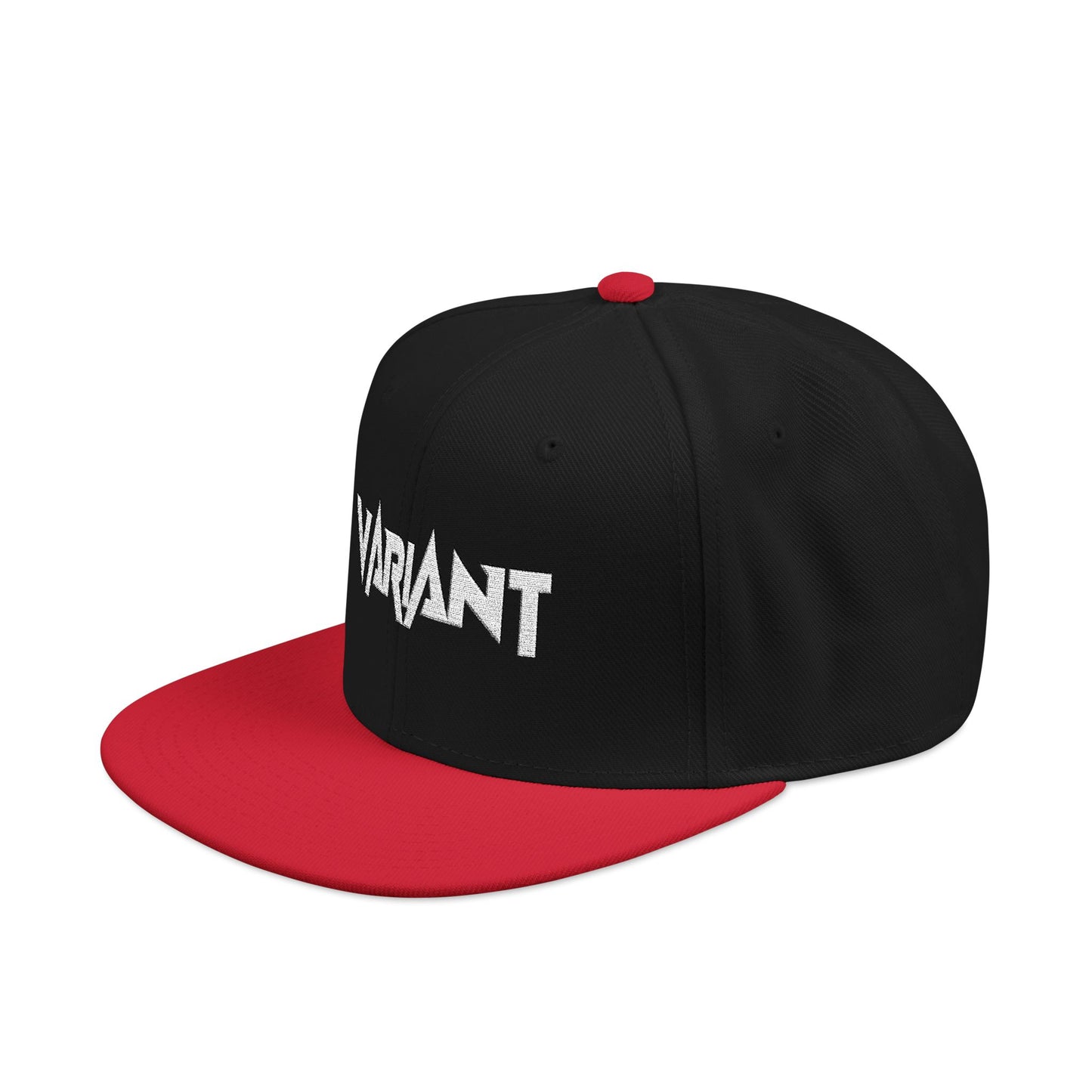 Variant Snapback Hat — Two-Tone Embroidered "WANT" Streetwear Cap