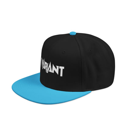 Variant Snapback Hat — Two-Tone Embroidered "WANT" Streetwear Cap