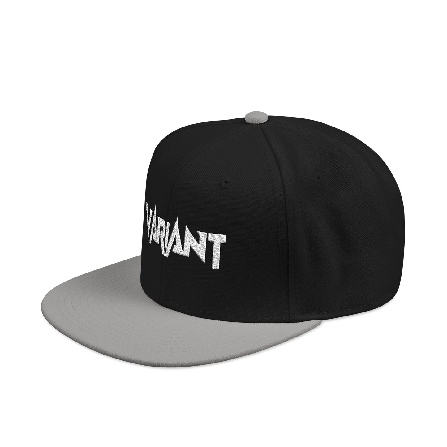 Variant Snapback Hat — Two-Tone Embroidered "WANT" Streetwear Cap