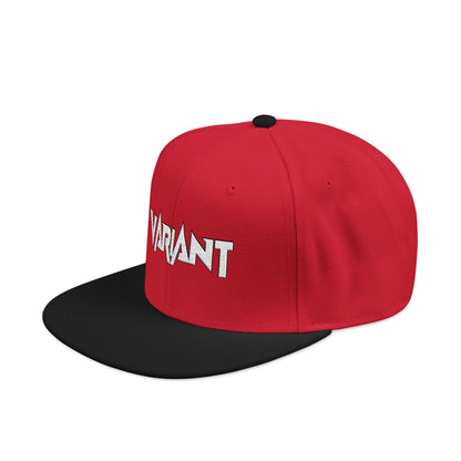 Variant Snapback Hat — Two-Tone Embroidered "WANT" Streetwear Cap