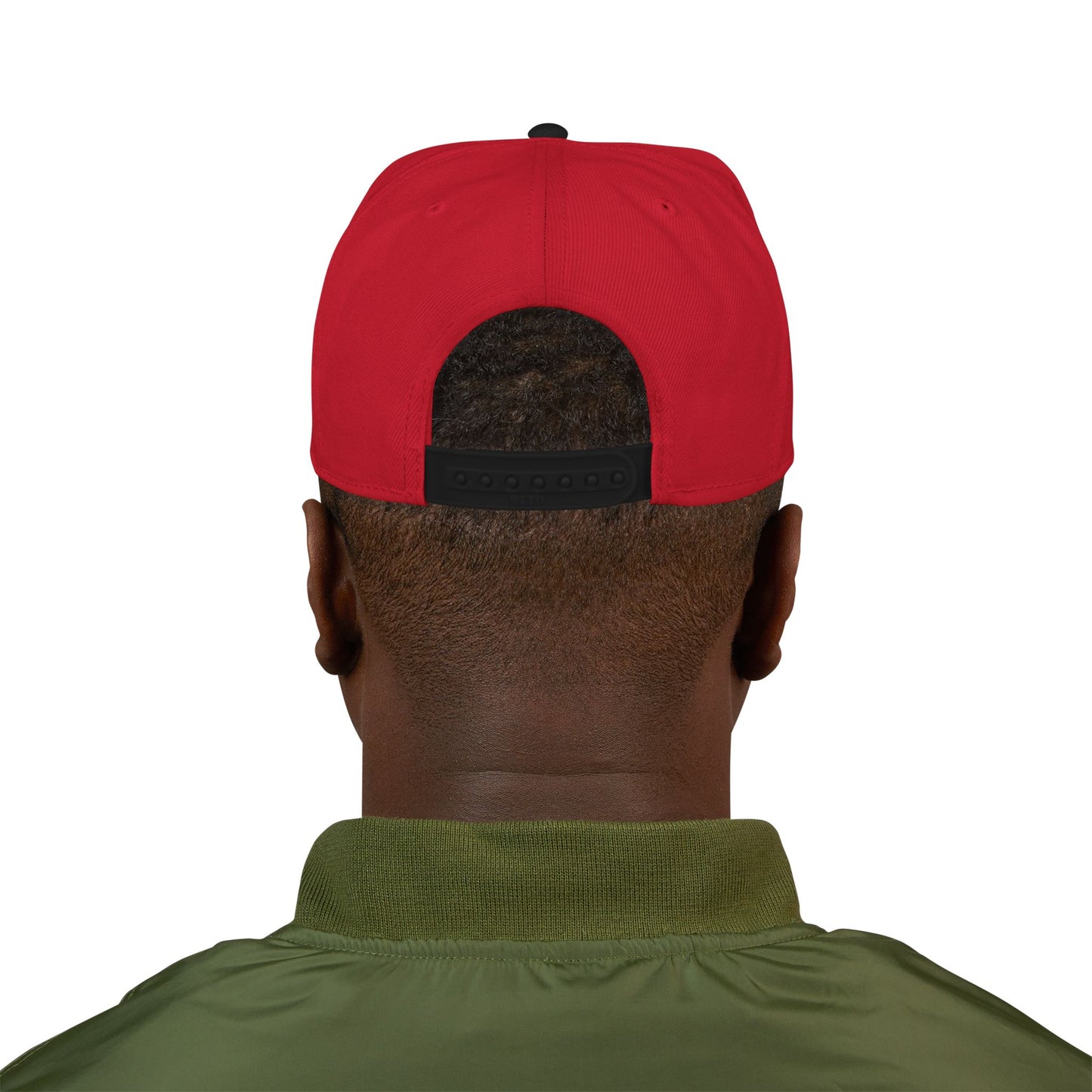 Nightfall Texas Snapback Hat — Black & Cyan Split Brim with Distressed Script