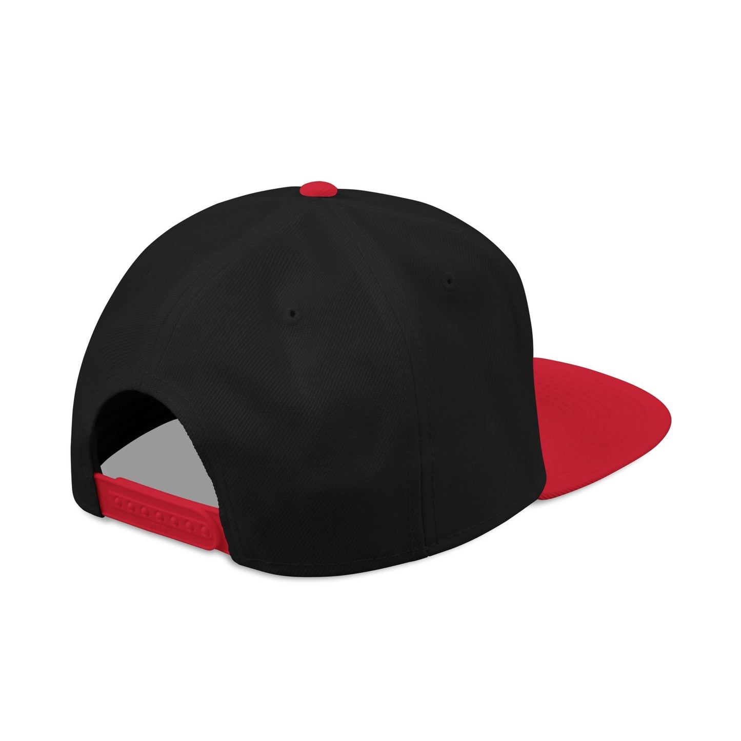 Nightfall Texas Snapback Hat — Black & Cyan Split Brim with Distressed Script