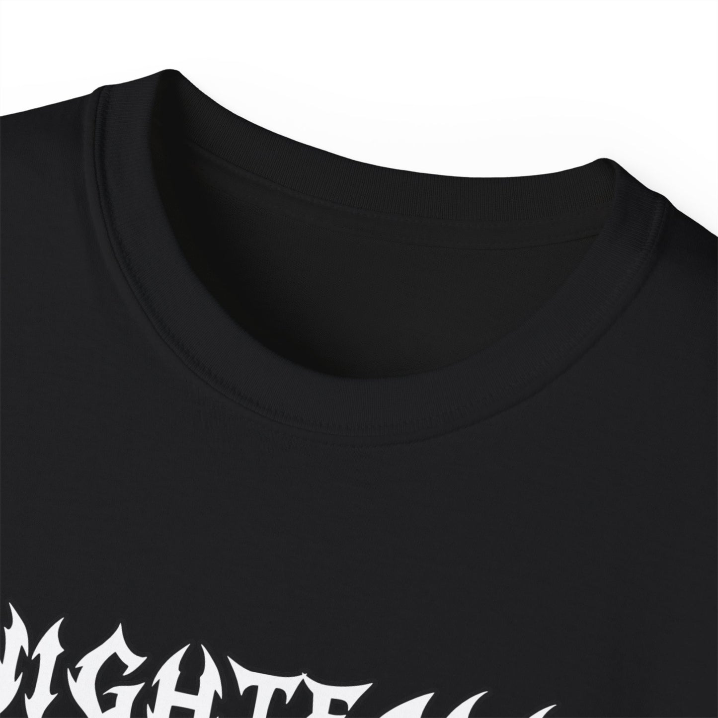 Nightfall TX Graphic T-Shirt — "Silent During the Day, Active at Night" Gothic Skull Tee