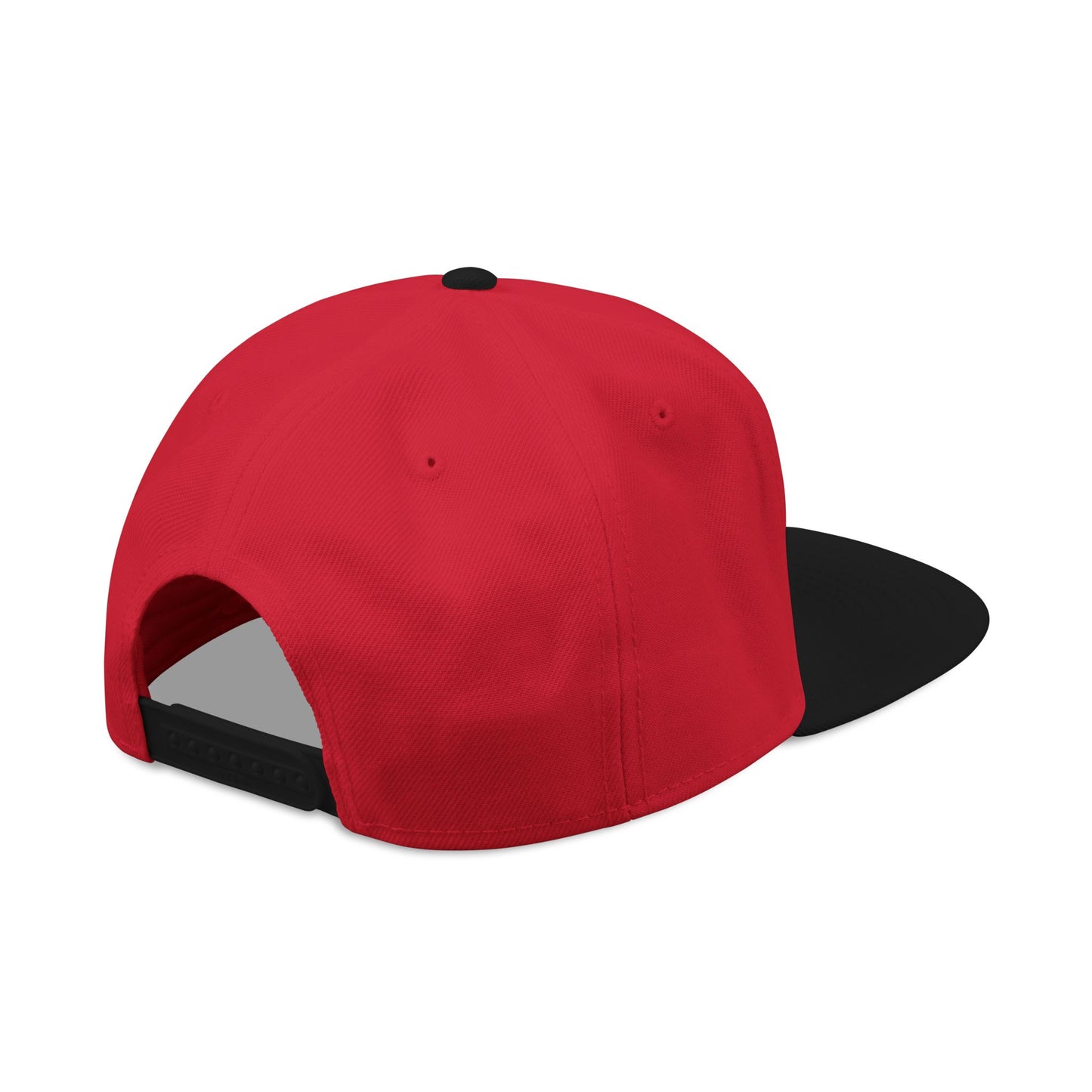 Nightfall Texas Snapback Hat — Black & Cyan Split Brim with Distressed Script