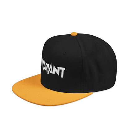 Variant Snapback Hat — Two-Tone Embroidered "WANT" Streetwear Cap